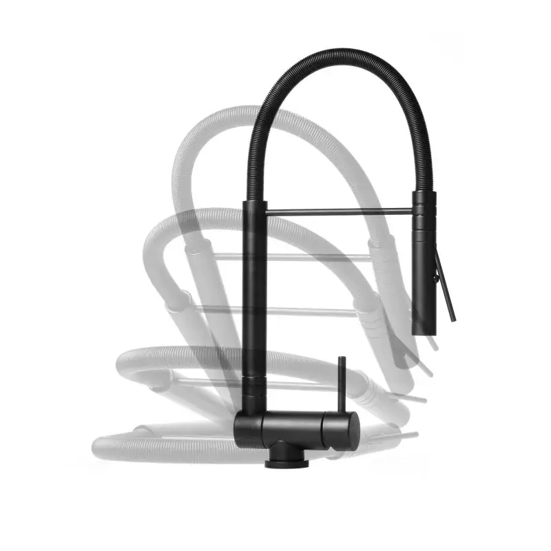 Miscelatore cucina con molla canna abbattibile nero opaco Nice 29034M1NO Scelto Dai Clienti