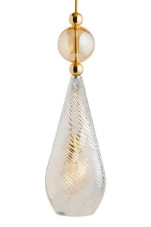 EBB & FLOW Smykke L oro cristallo swirl oro-fumo Compra Adesso
