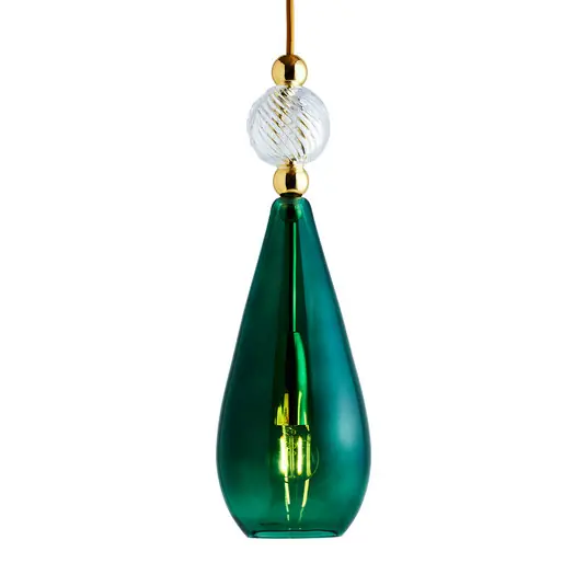 EBB & FLOW Smykke M oro verde edera cristallo swirl Spedizione Espresso