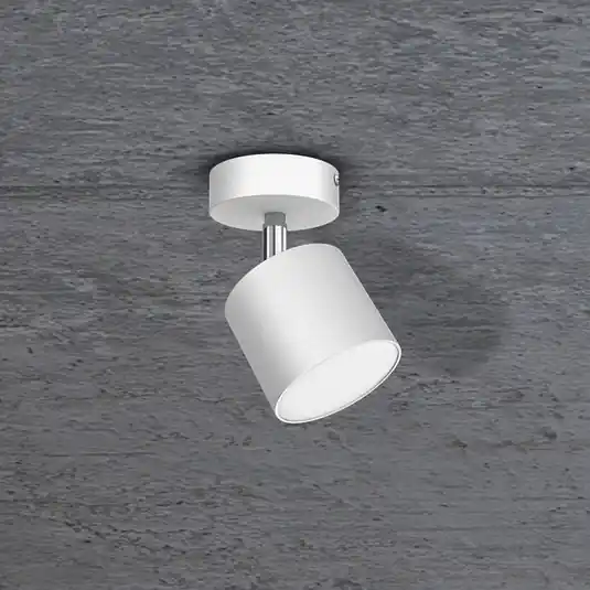 Faretto da soffitto Cloudy 1 luce bianco Esclusivo