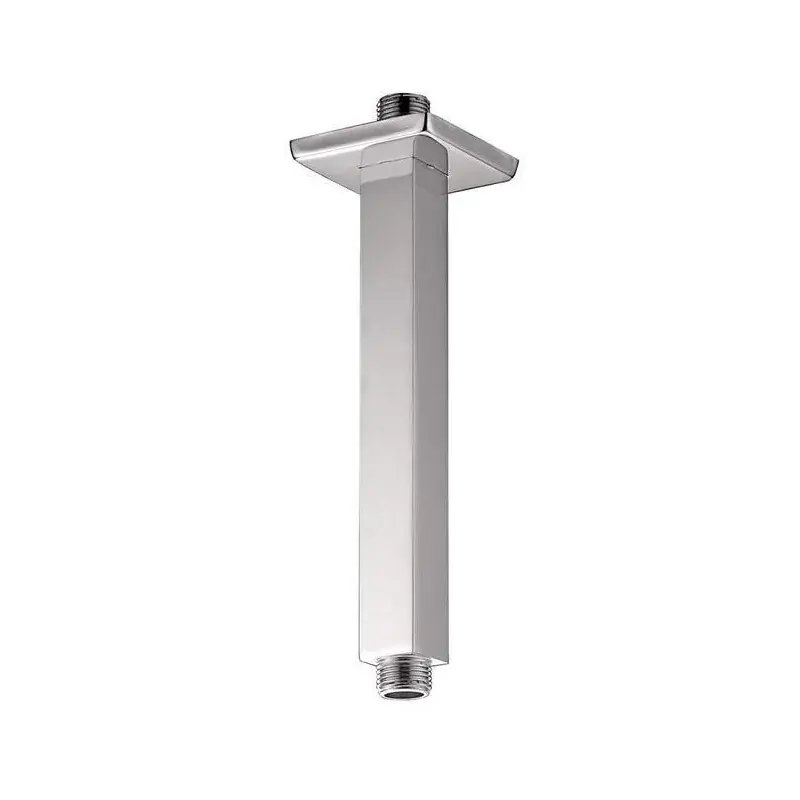 Braccio doccia quadro installazione soffitto 30 cm in colore cromo Damast Idra 12603 Popolare
