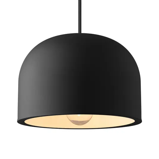 Promozione PLEASE WAIT to be SEATED Lampada a sospensione QUAY Ø 22 cm nero