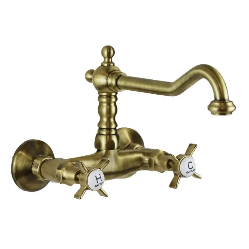 Rubinetto per cucina canna alta colore bronzo Gattoni London 1706117V0 Ultima Occasione