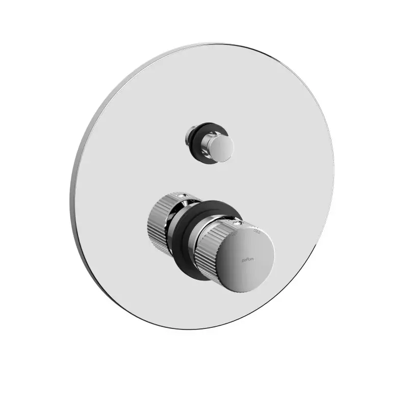 Direttamente Dal Produttore Miscelatore doccia incasso a 2 uscite con piastra tonda Ø200 mm Paffoni Jo JO015CR