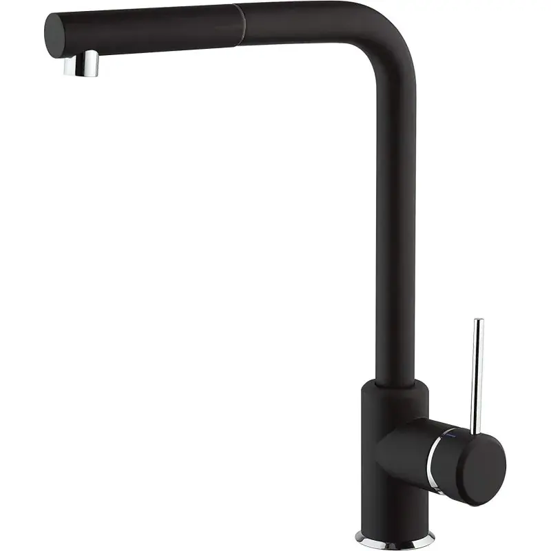 Acquista Ora Miscelatore lavello cucina in ottone colore nero opaco con doccia estraibile Piralla Lion 0LIYO103A21