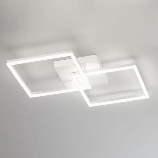 Moderna plafoniera LED Bard, bianca A Buon Prezzo