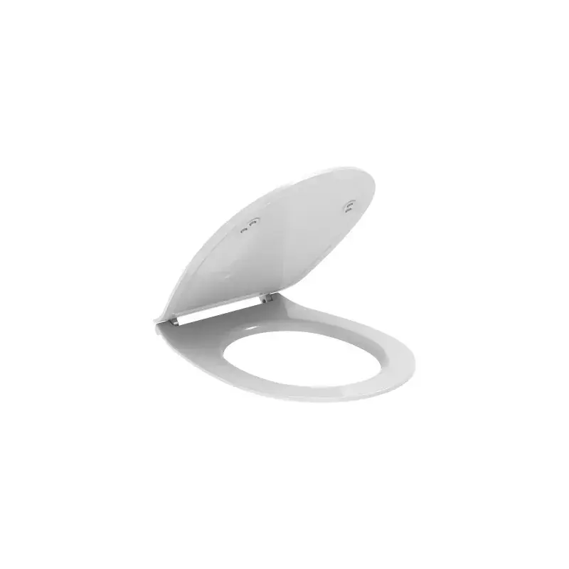 Must-Have Copriwater bianco lucido con chiusura rallentata e sgancio rapido Ercos Kite BSKTEL0003