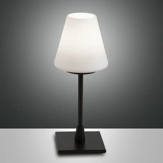 Lampada da tavolo LED Lucy con dimmer a sfioramento, nero Must-Have
