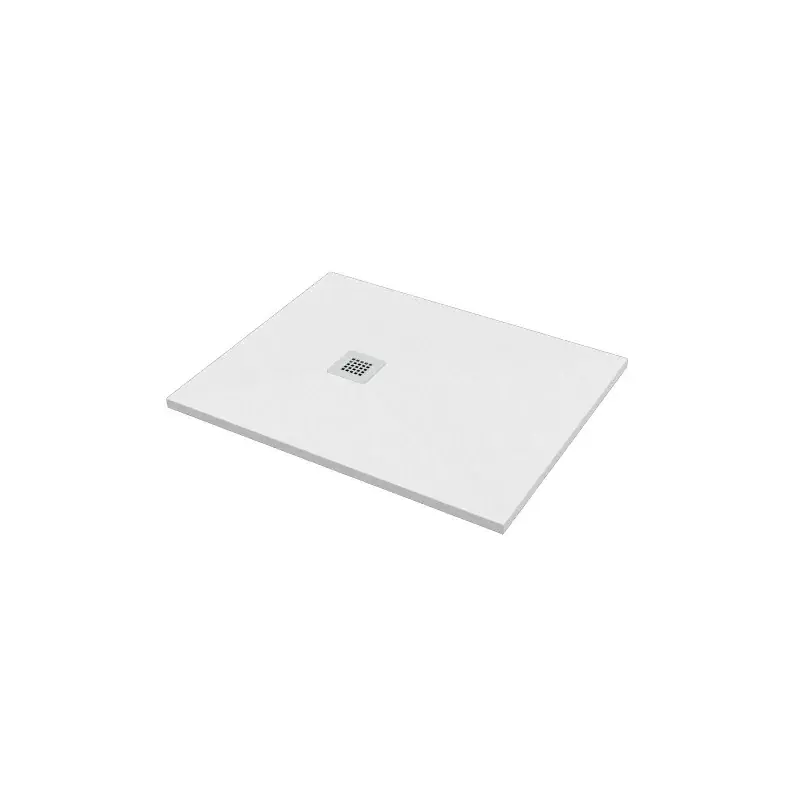 Piatto doccia da 80x100 cm colore bianco effetto pietra Ercos Stone BPMAROSTON8010 Nuovo Arrivo