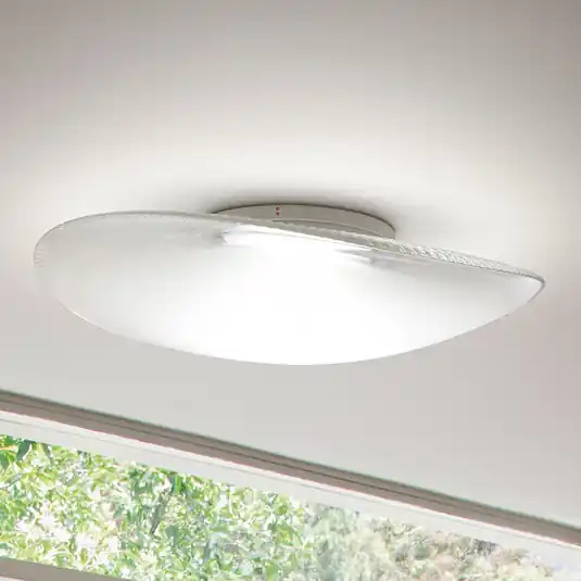 Offerta Limitata Plafoniera in vetro Loop sinuosa con LED da 3000 K