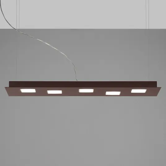 Miglior Prezzo Lampada a sospensione LED Quarter marrone