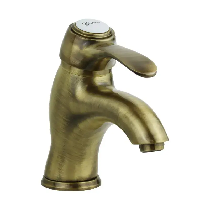 Miscelatore lavabo colore bronzo con piletta di scarico 1"1/4 Gattoni Antigua 3441/34V0 Promozione Esclusiva