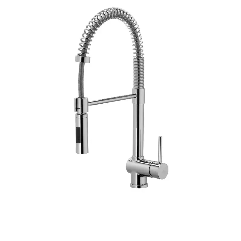 Miscelatore lavello cucina con limitatore di portata e doccia a 2 getti Paffoni Stick SK179CR Promozione Esclusiva