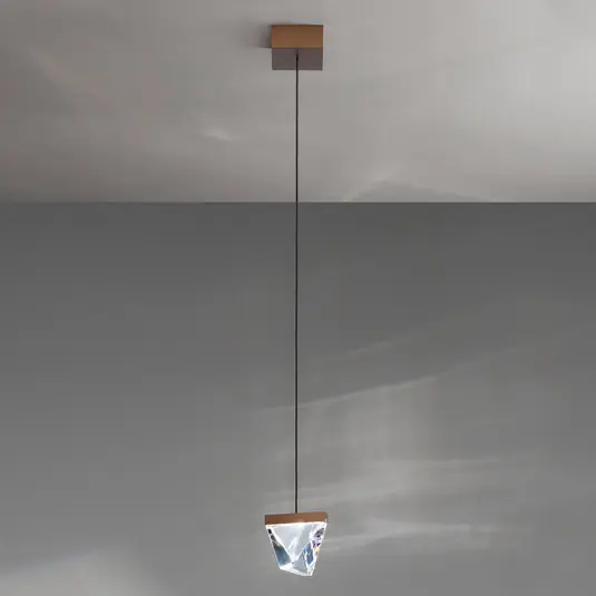 Miglior Prezzo Fabbian Tripla sospensione LED cristallo bronzo