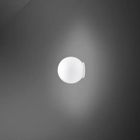 Spedito Oggi Fabbian Lumi Sfera applique di vetro, Ø 9 cm