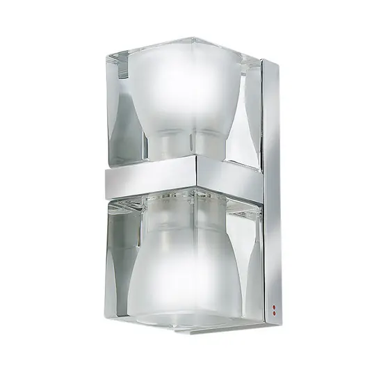 Sconto Fabbian Cubetto applique Up/Down, G9, trasparente
