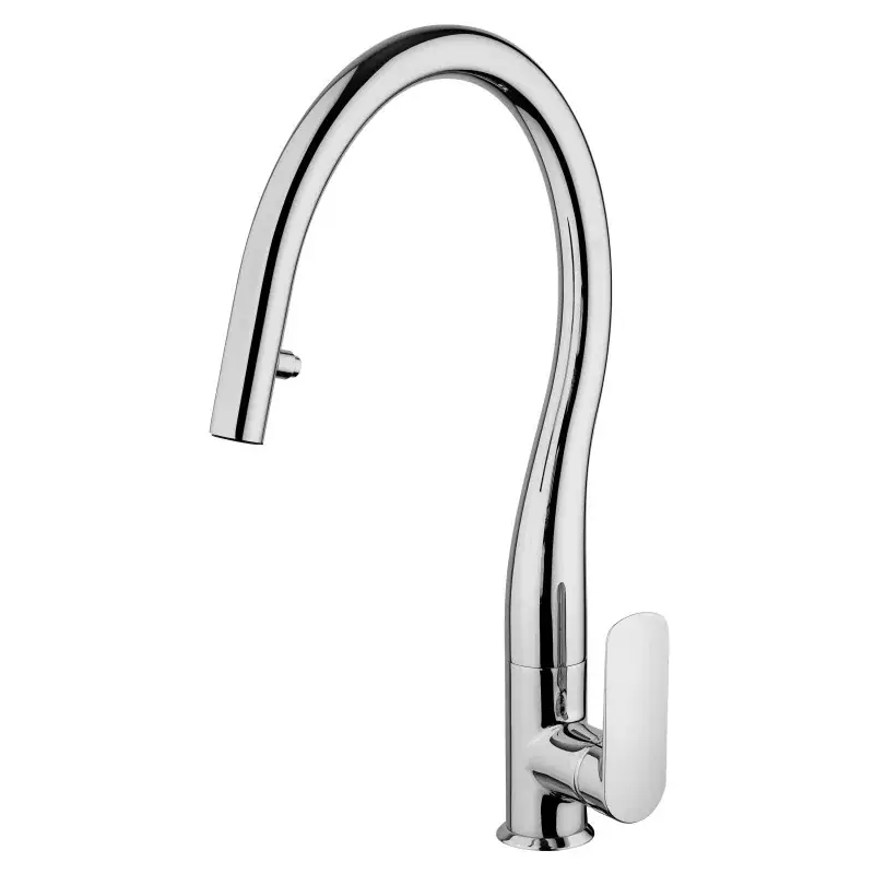 Offerta Speciale Miscelatore lavello cucina con doccetta estraibile a 2 getti Paini Nove 09CR591D
