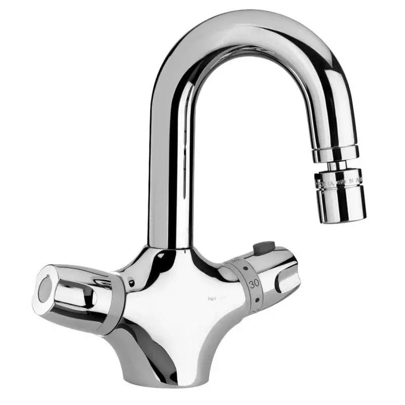 Spedito Oggi Miscelatore bidet termostatico con piletta di scarico 1"1/4 Paini 2T 2TCR251TH