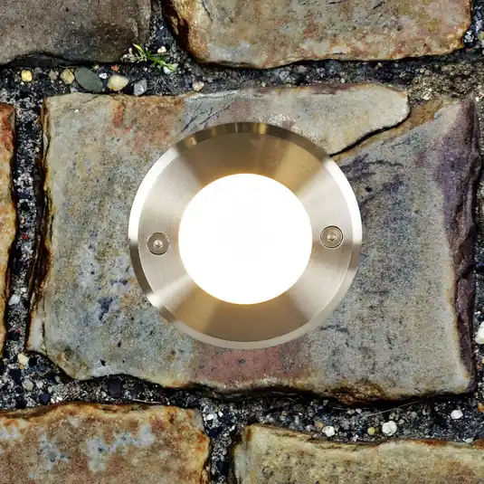 Occasione Acciaio inox - moderna lampada da incasso per pavimento a LED LED-18