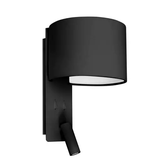 Applique pieghevoli con lampada a LED da lettura, nero Compra Adesso