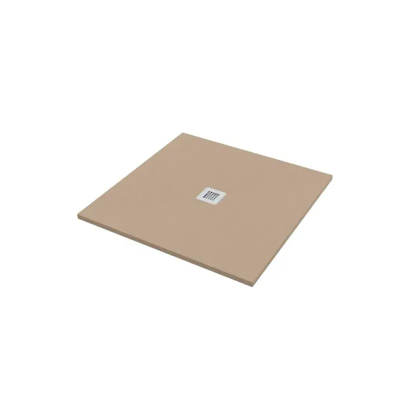 Reso Gratuito Piatto doccia da 90x90 cm colore sabbia effetto pietra Ercos Stone BPMARSSTON9090