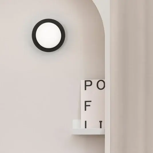 Applique LED May IP44, nero Novità