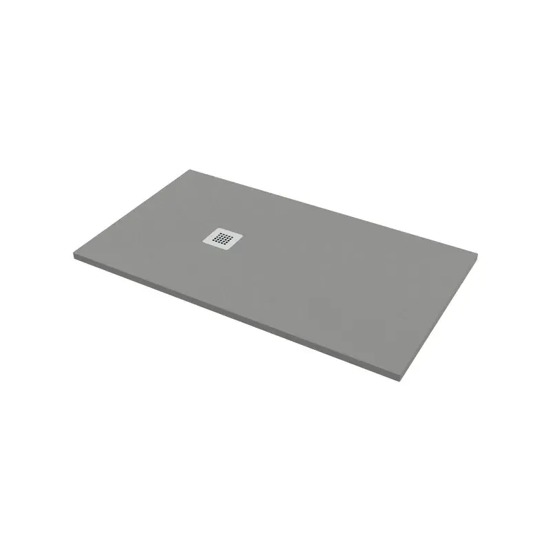 Piatto doccia con dimensioni di 80x140 cm in colore grigio effetto pietra Ercos Stone BPMARGSTON8014 Subito Disponibile