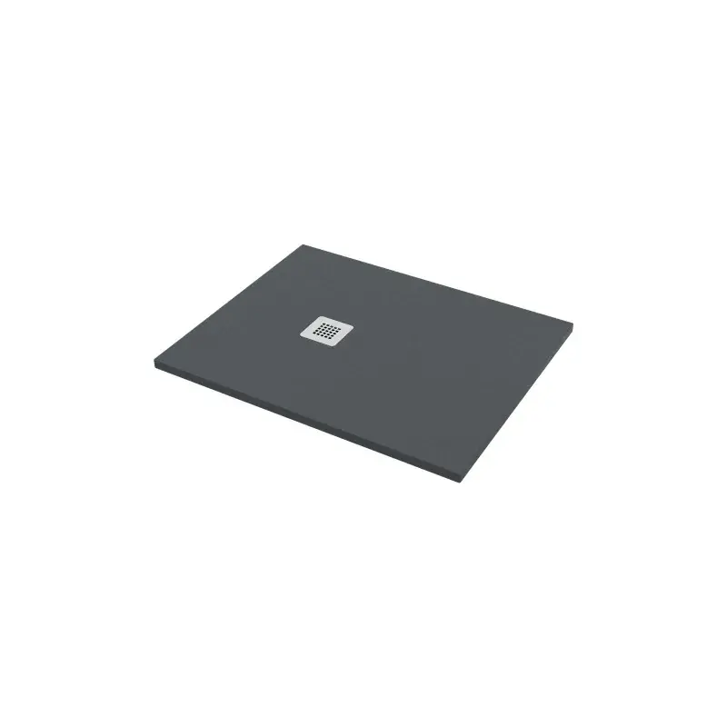 Piatto doccia da 80x100 cm colore grafite effetto pietra Ercos Stone BPMARFSTON8010 Soddisfatti O Rimborsati