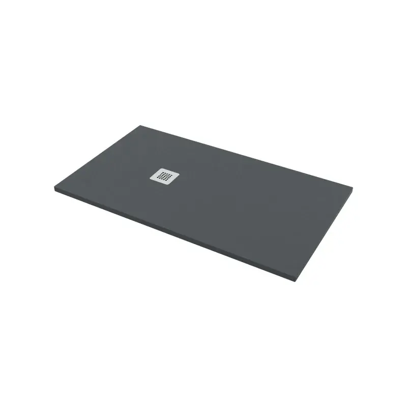 Offerta Piatto doccia con dimensioni di 80x140 cm in colore grafite effetto pietra Ercos Stone BPMARFSTON8014