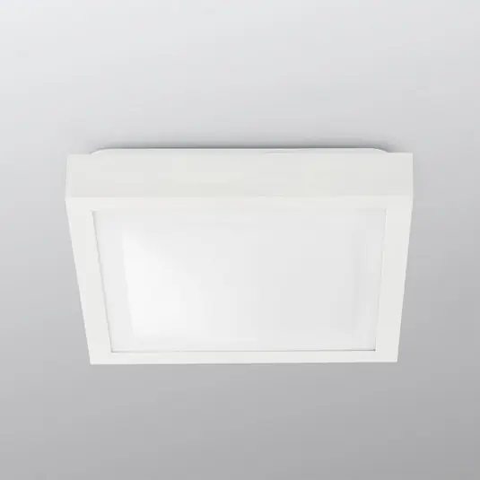 Occasione Imperdibile Plafoniera da bagno Tola, 27 x 27 cm, bianco