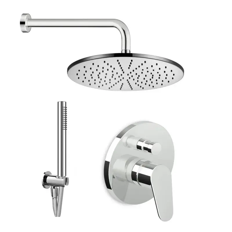 Miglior Prezzo Set rubinetteria in colore cromo per box doccia Zucchetti RIVO KITRIVO1