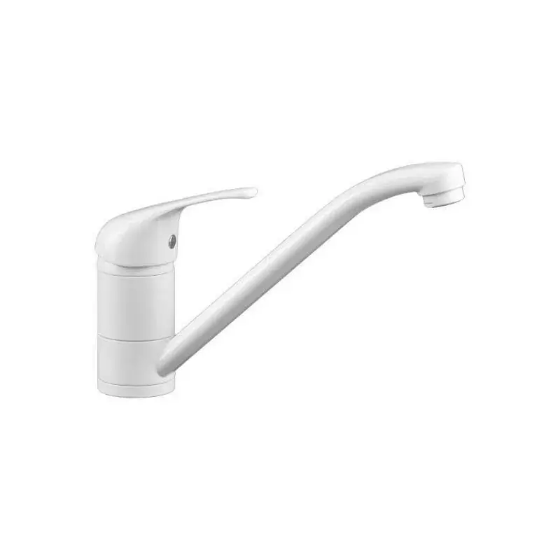 Miscelatore lavello cucina canna bassa in colore bianco Gattoni URANO 0200/PC01 A Buon Prezzo