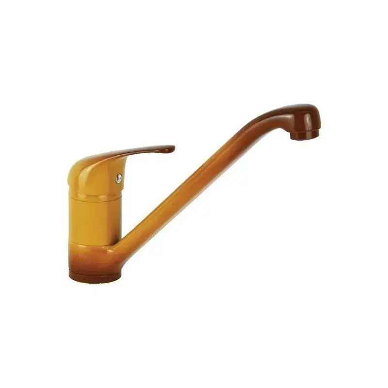 Miscelatore lavello cucina canna bassa in colore terra di francia Gattoni URANO 0200/PC0T Bestseller