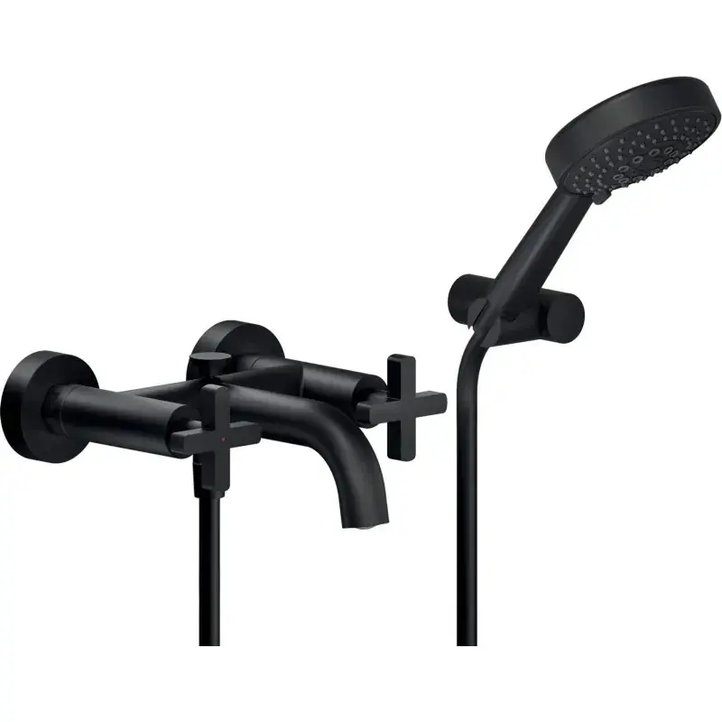 Compra Adesso Miscelatore gruppo vasca esterno con doccia nero opaco Nobili Lira LR116210BM