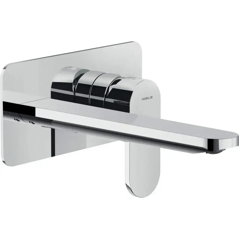 Miscelatore lavabo a parete cromato con bocca da 20 cm Nobili Yoyo YO126198/1CR Ordina Subito