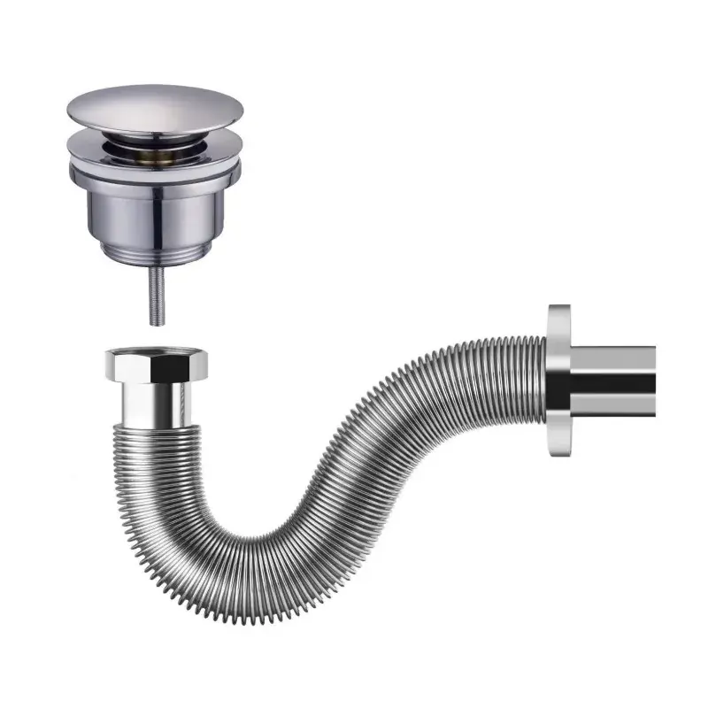 Subito Disponibile Set sifone estensibile con piletta clic-clac Tecom KITSCA9