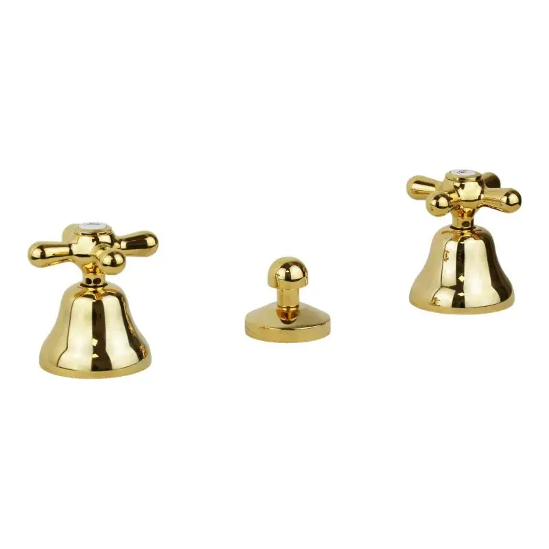 Rubinetto 3 fori per bidet in colore oro erogazione dalla ceramica Gattoni Calypso 1114150D0 Scelto Dai Clienti