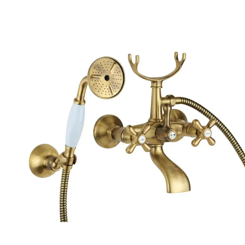 Gruppo vasca esterno con set doccia in colore bronzo Gattoni Calypso 1150150V0 Ultima Occasione