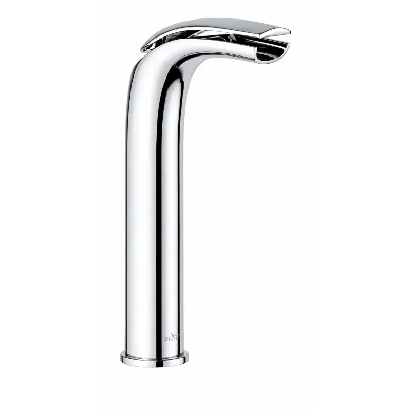 Miscelatore lavabo alto a cascata con piletta di scarico clic-clac 1"1/4 Webert Vento D830709015 Nuovo Arrivo