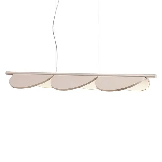 FLOS Almendra Linear LED sospensione 3 luci, rosa Offerta