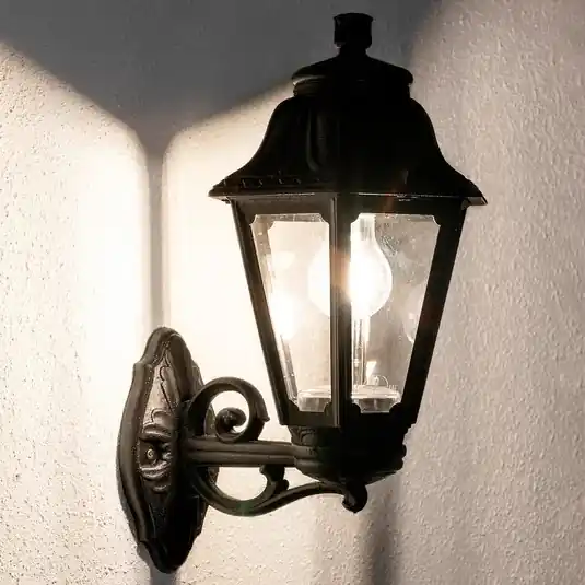 Promozione Applique LED da esterni Bisso Anna E27 nero