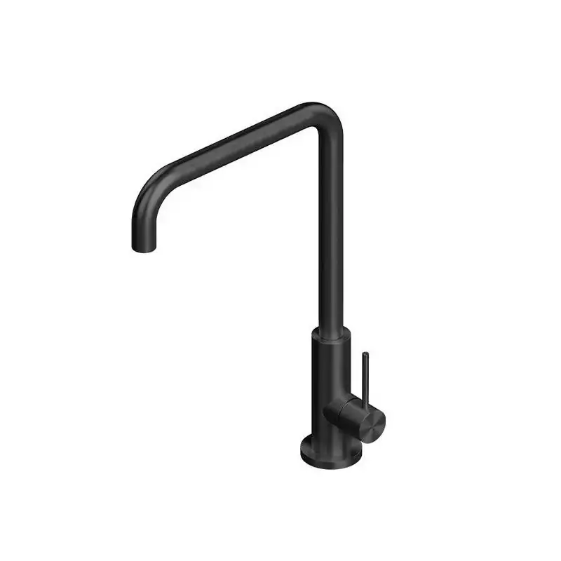 Di Tendenza Mezclador monomando de cocina en acero inoxidable AISI 316L negro Quadro srl 603ON