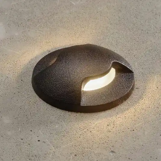 Non Perdere Spot LED incasso Aldo 2L nero/trasparente 3.000K