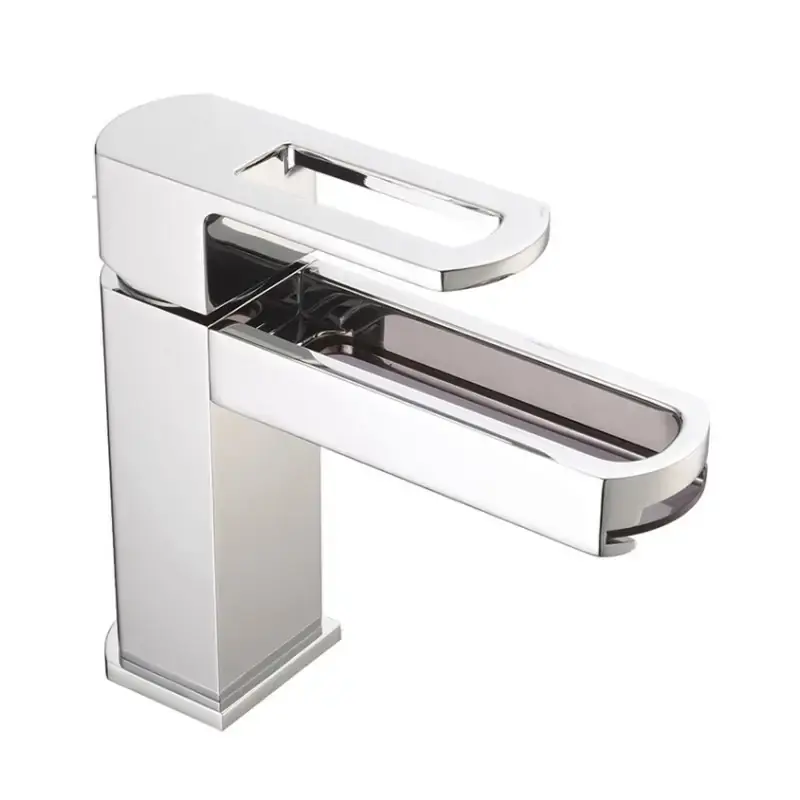 Mezclador monomando lavabo en cascada Huber Dado Cascade DC00054021 Affare
