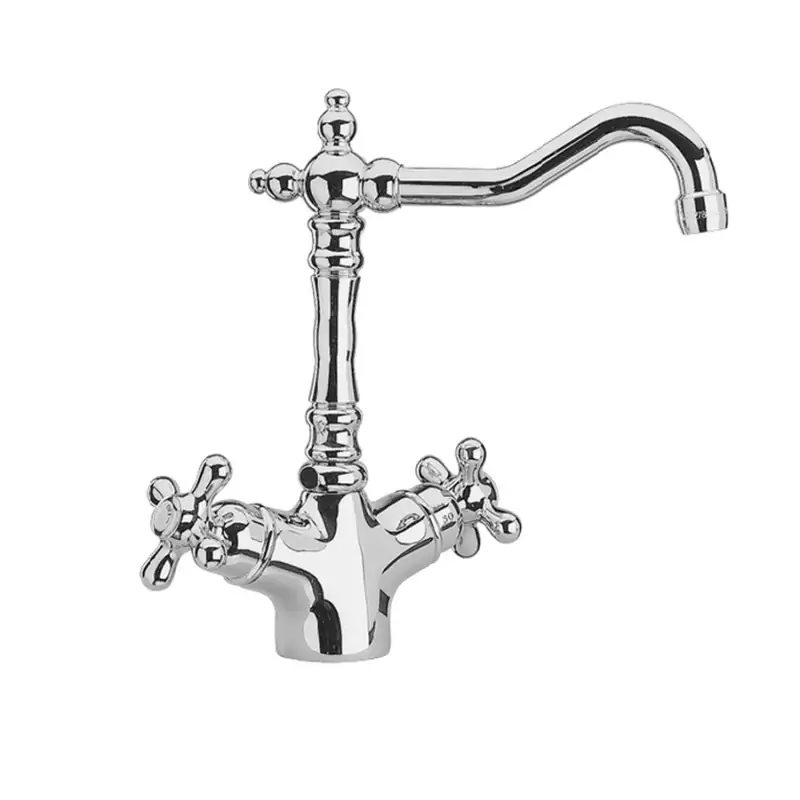 Mezclador de lavabo de diseño vintage Huber Croisette CST5201021 Acquista Ora