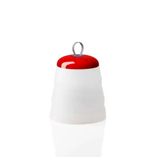 Professionale Foscarini Cri Cri Lampada decorativa a LED da esterno, rossa