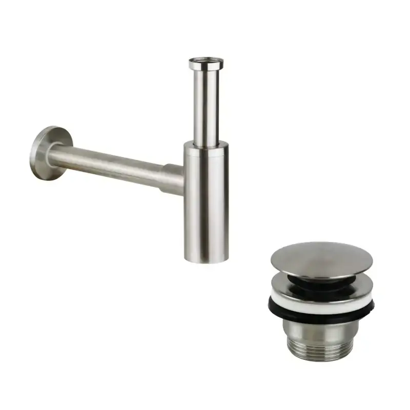 Juego completo de desagüe y sifón para fregadero Ercos Stilox KITSTILOX1 Quantità Limitata
