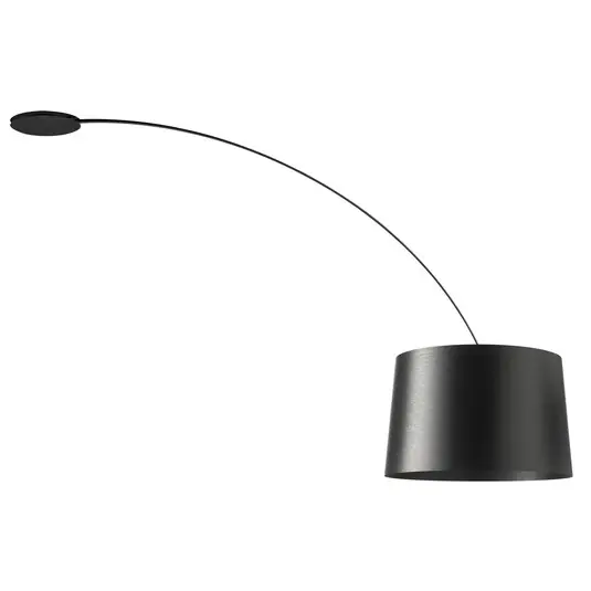 Foscarini Twiggy lampada sospensione arco, nero Di Tendenza