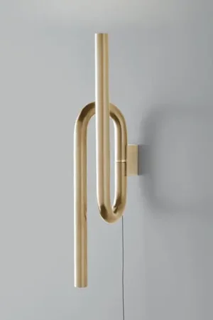 Bestseller Foscarini Tobia applique a LED con cavo oro