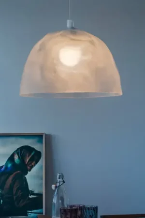 Ultimissimo Modello Lampada a sospensione Foscarini Bump bianco satinato